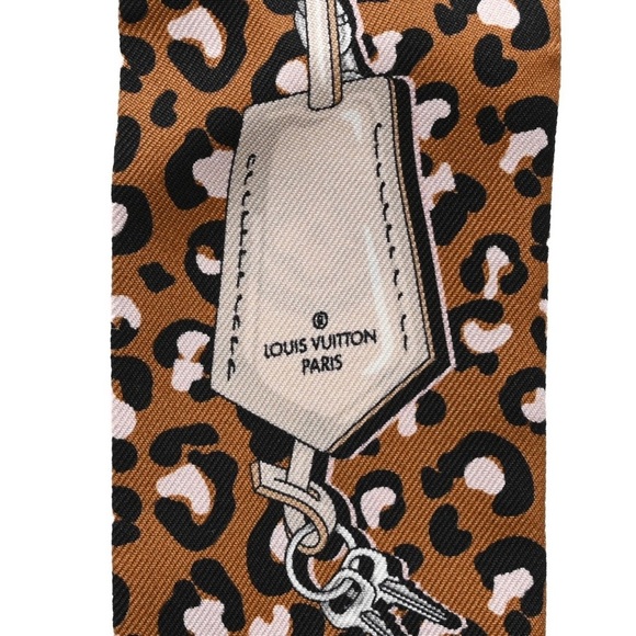 Louis Vuitton Creme Silk Wild at Heart BB Bandeau Scarf - Picture 7 of 8